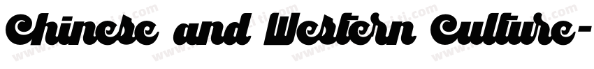 Chinese and Western Culture字体转换